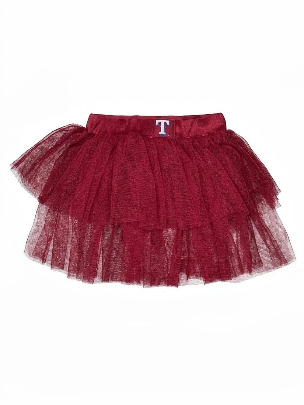 Red TuTu MLB Texas Rangers Baseball Tulle Skirt in Toddler Girl 3T NWT Dress Up